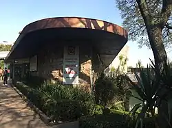 Primera vista del Museo del Caracol. Chapultepec, México