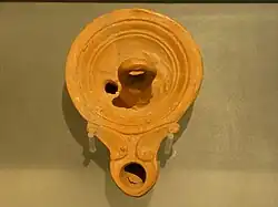 Lucerna procedente de la antigua Caesaraugusta