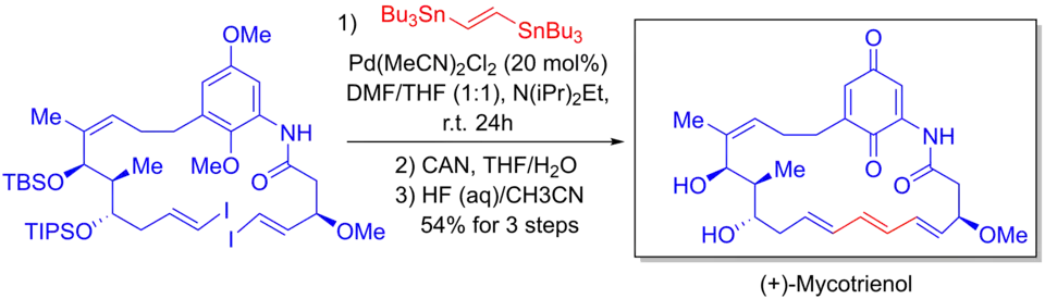 Síntesis total de mycotrienol
