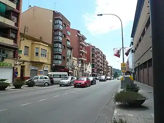 N-150, divide Ripollet (a la izquierda) y Cerdanyola (derecha)