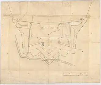 Plano del Fuerte del Príncipe
