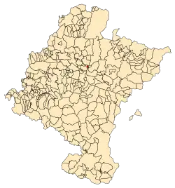 Navarra - Mapa municipal Burlada