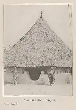 Mesquita del pueblo vai a principios del siglo XX