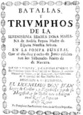 Exequias de Mariana de Austria organizadas por el Consejo Real de Navarra (1696)