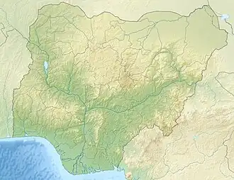 Roca Aso ubicada en Nigeria