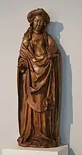 Hl. Katharina (Santa Catalina), de Niklaus Weckmann. Ulm. Madera de tilo, 1510.