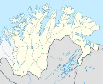 Loppa ubicada en Finnmark