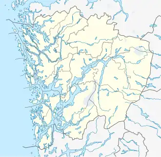 Klokkarvik ubicada en Hordaland