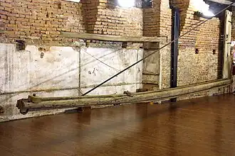 El antiguo compás usado por Alessandro Antonelli para diseñar la vuelta que soportan la cúpula