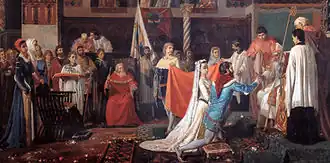 Boda de Eleonora d'Arborea y Branca Doria