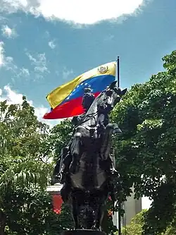 Monumento Ecuestre al Libertador de Venezuela.
