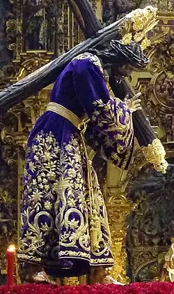 Nuestro Padre Jesús de la Pasión con la túnica de los Cuernos de la Abundancia (1845)