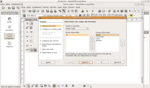 sistema de gestión de bases de datos
