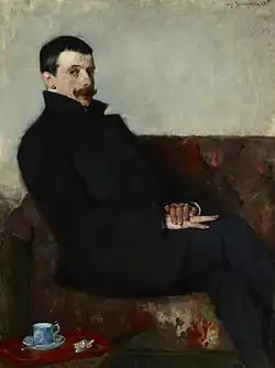 Retrato del pintor Paul Nauen (1893) (Museo Nacional de Cracovia)