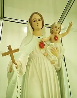 La Virgen de las Gracias de Onuva que se venera en su Santuario en La Puebla del Río.