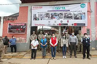 Ministro de Defensa Walter Martos supervisa labor del Ministerio de Salud durante la Operación Tayta en San Ignacio de la Frontera, Cajamarca.