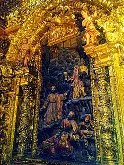 Relieve de La Oración en el Huerto.