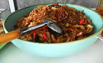 Tempeh orek o orak-arik tempeh