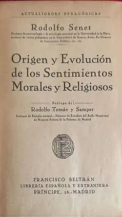 Origen y Evolución de los Sentimientos Morales y Religiosos
