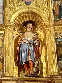 En el retablo de la iglesia de San Julián de Ororbia (1523-1530)