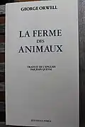 La Ferme des animaux de George Orwell.