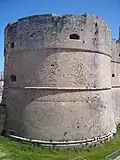 Un torreón del castillo.