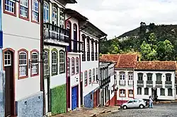 Casario em Ouro Preto, Minas Gerais
