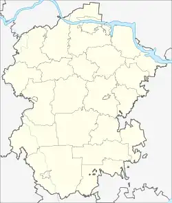 Cheboksary ubicada en República de Chuvasia