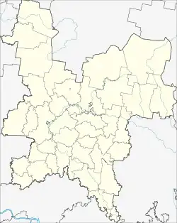 Kírov ubicada en Óblast de Kírov