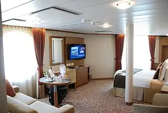 Una suite de lujo a bordo del Celebrity Equinox