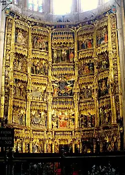 Retablo mayor de la catedral de Oviedo (1512-1517).