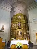 El retablo principal.