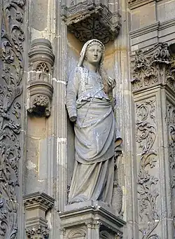 Estatua de santa Genoveva
