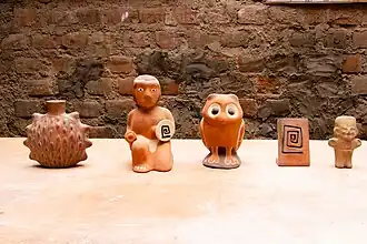 Réplicas en el museo.