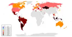 Resultados del examen de habilidad lectora de PISA 2012