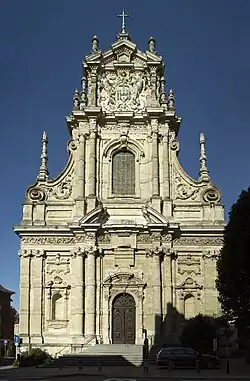 Iglesia de San Miguel (1650-1671) de Lovaina, obra de Willem Van Hees (iglesia) y Jan Van Steen (fachada)