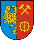 Escudo de armas de Świętochłowice , Polonia.