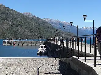 Muelle en el Lago Puelo