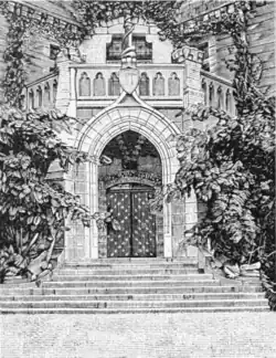 Entrada principal (Popular Science Monthly, 1898).