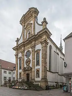 Fachada del convento franciscano de Paderborn (1671)