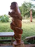 Talla paraguaya de Kurupí.