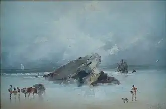 Paisaje con carreta y bueyes (Museo de Bellas Artes de Granada)