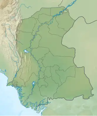 Monte Gorakh ubicada en Sind