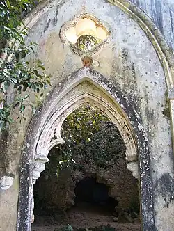 Capilla neogótica en los jardines del palacio de Monserrate (c. 1790), Sintra