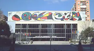 Palacio de Congresos de Madrid, sede del festival de la OTI 1972.