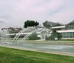 Vista exterior del Palacio de cristal de la Arganzuela