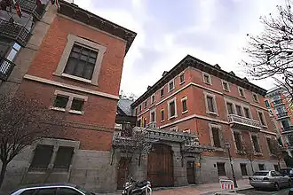 Palacio de Zabálburu, de José Segundo de Lema, Severiano Sainz de la Lastra y Luis de Landecho Jordán de Urríes, 1872-1917.