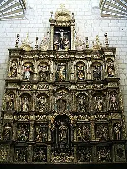 Retablo mayor de la iglesia del convento de San Pablo de Palencia.