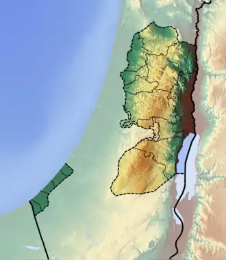 Monte Guerizín ubicada en Estado de Palestina
