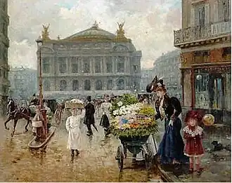 Paris, Place de l'Opera, de Joaquín Pallarés.